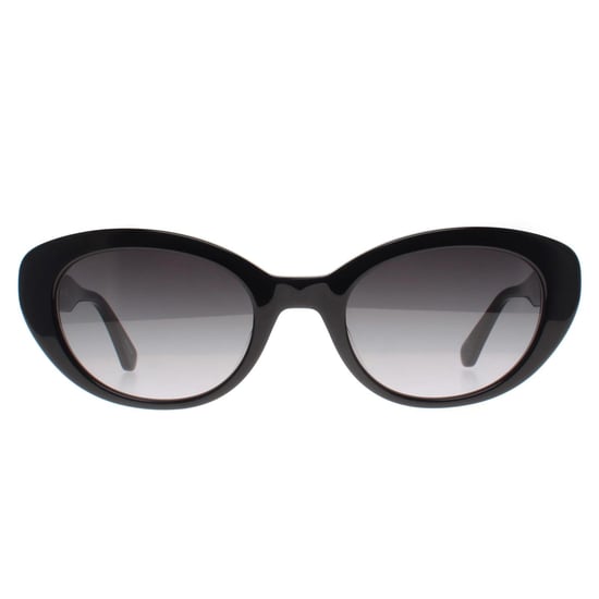 Kate Spade Oval Womens Black Grey Gradient Crystal/S Sunglasses - Image 1