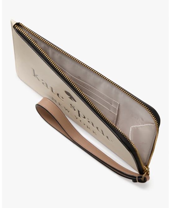 Lucy Colorblock Embossed Logo Medium L-Zip Wristlet - Image 2