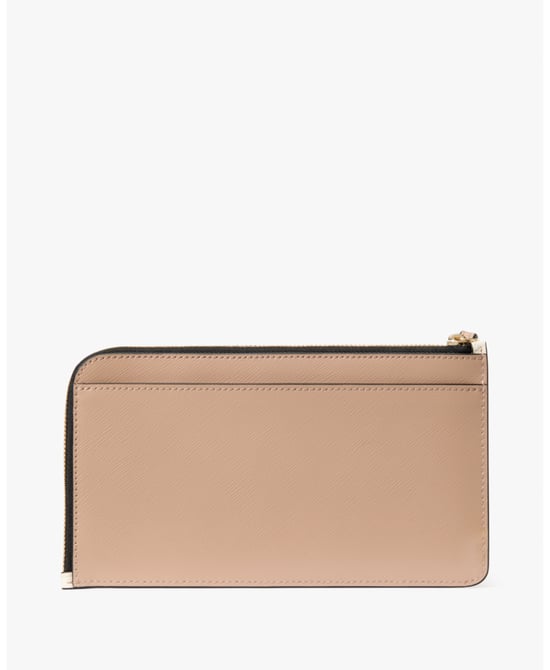 Lucy Colorblock Embossed Logo Medium L-Zip Wristlet - Image 3