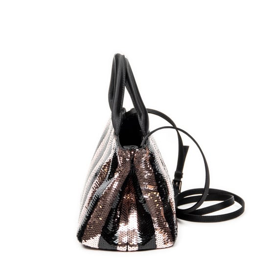 Mini Sequin Canapa Tote Shoulder Bag - Image 3
