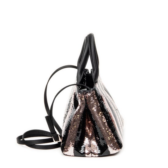 Mini Sequin Canapa Tote Shoulder Bag - Image 4