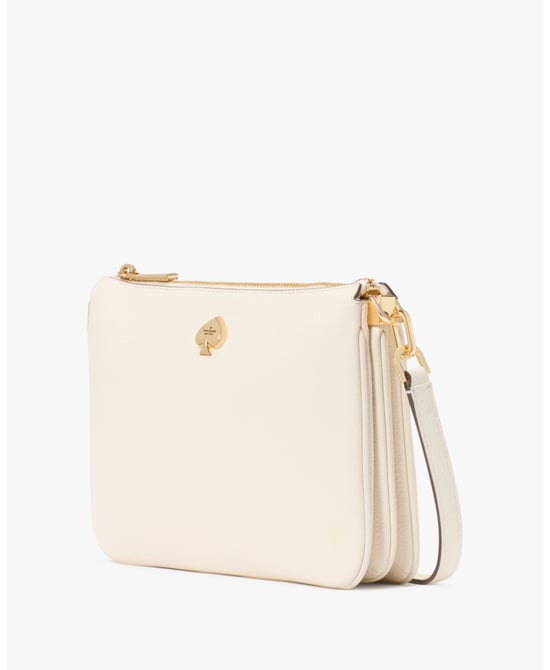 Kayla Pebbled Leather Small Triple Compartment Crossbody - Image 3
