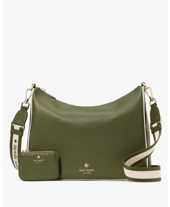 Emma Colorblock Pebbled Leather Large Crossbody - Image 1