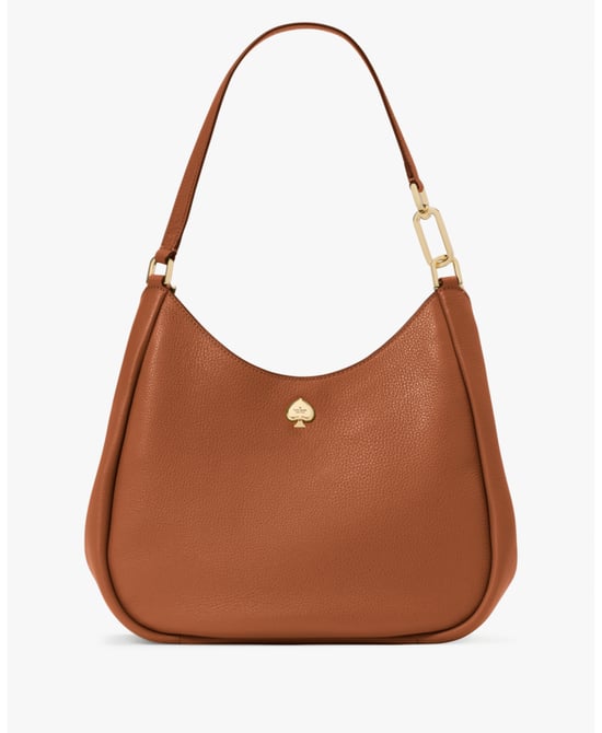 Kayla Pebbled Leather Large Triple Compartment Shoulder Bag - Image 1