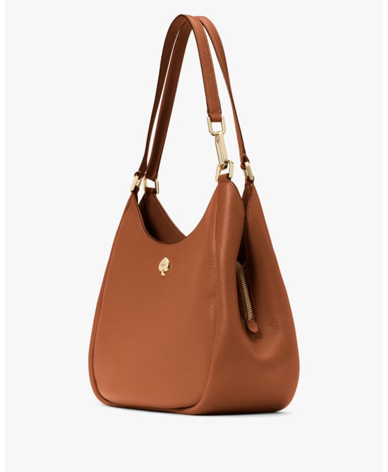 Kayla Pebbled Leather Large Triple Compartment Shoulder Bag - Image 3