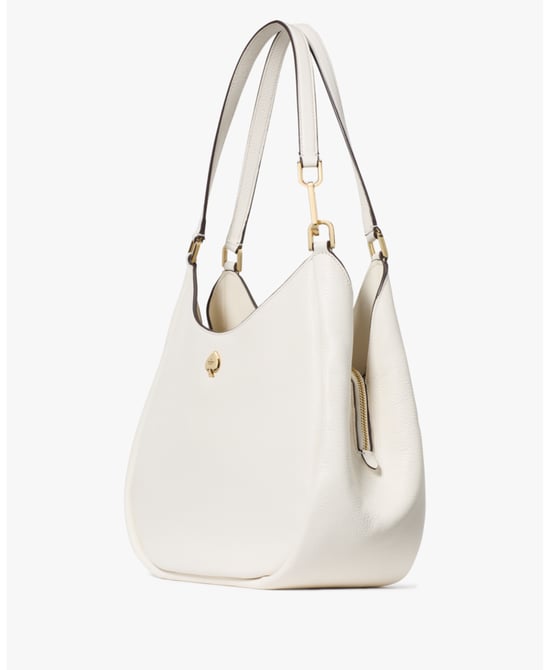 Kayla Pebbled Leather Large Triple Compartment Shoulder Bag - Image 3