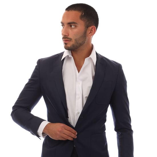 Men's Boss Raye8 Blazer Jacket in Navy - Image 2