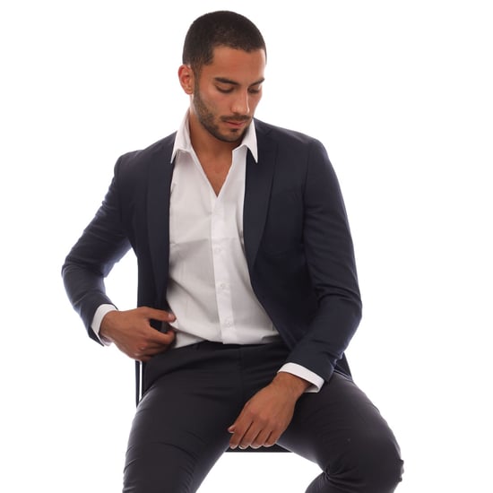 Men's Boss Raye8 Blazer Jacket in Navy - Image 4