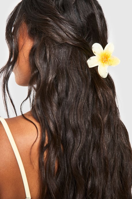 Embellished Large Flower Claw Clip - Image 1
