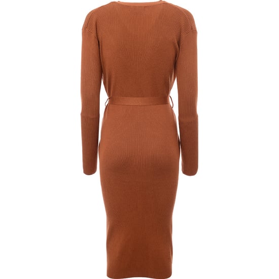 QED London Womens Dresses Midi In Brown - Image 2