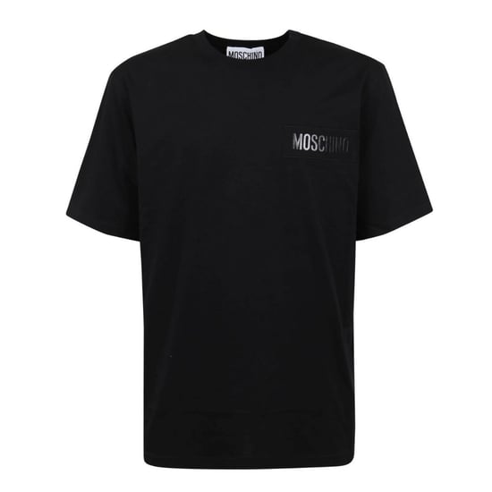 Moschino Svart T-shirt Med Logotypmärke - Image 1