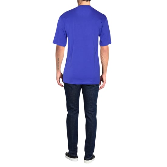 Moschino Couture Gloss Logo Blue T-shirt - Image 3