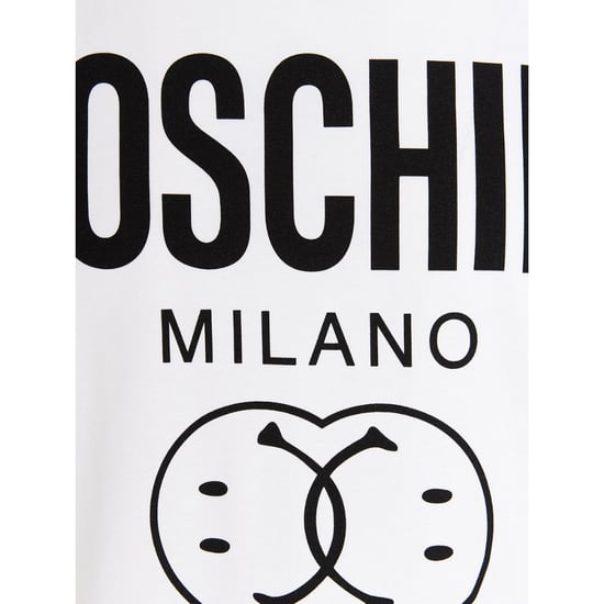 Moschino Double Smiley Logo White T-shirt - Image 3