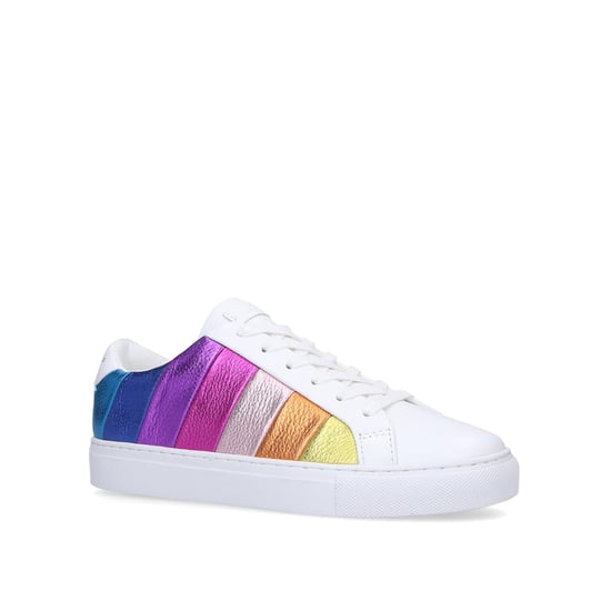 Kurt Geiger London Leather Lane Stripe Sneakers - Image 4