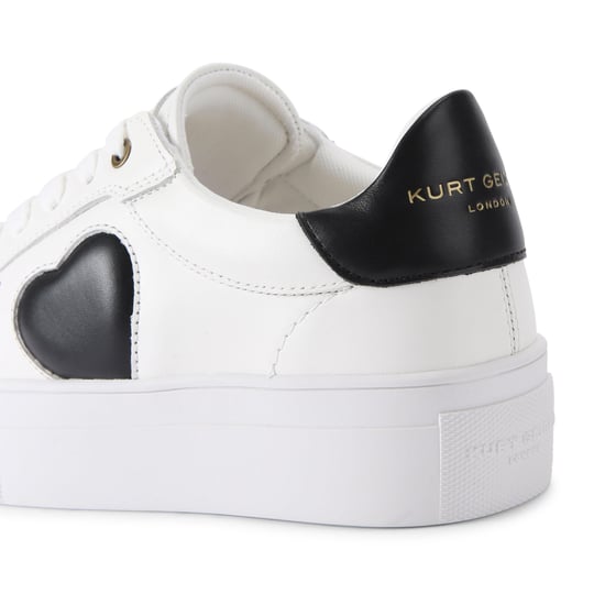 Kurt Geiger London Leather Lana Heart Sneakers - Image 3