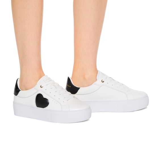 Kurt Geiger London Leather Lana Heart Sneakers - Image 5