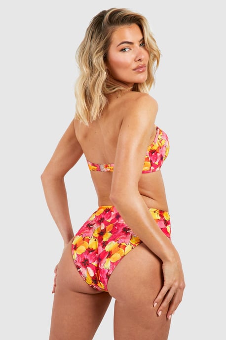 Tropical High Waisted Bikini Brief - Image 2