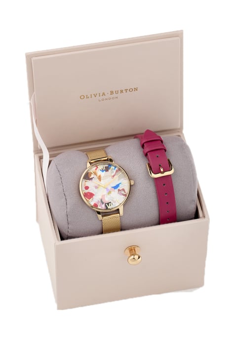 Olivia Burton OBGSET153 Ladies Pop Art Watch and Strap Gift Set - Image 6