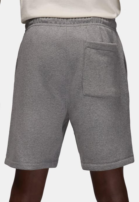 Nike Jordan Brooklyn Fleece Men’s Shorts in Grey - Image 3