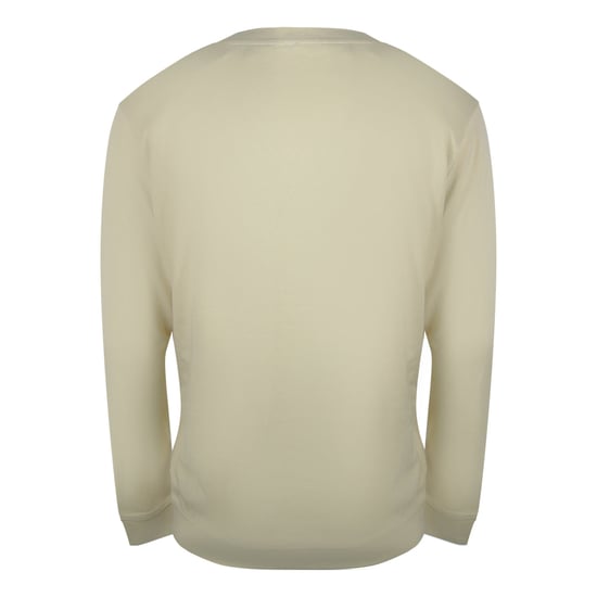 Cavalli Class Splintered Tiger Logo Beige Sweatshirt - Image 2