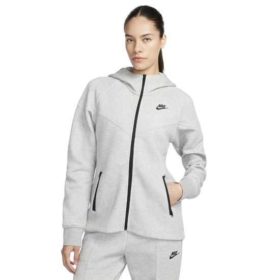 Nike Zip-up Light Grey Hoodie - Image 2