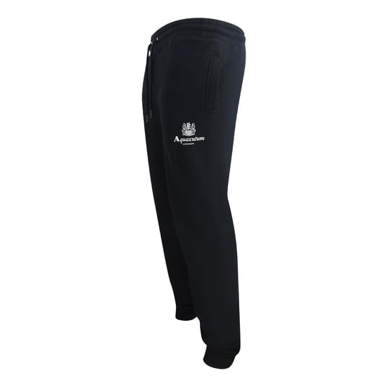 Aquascutum Active Basic Rib Track Pant Black Sweatpants - Image 3