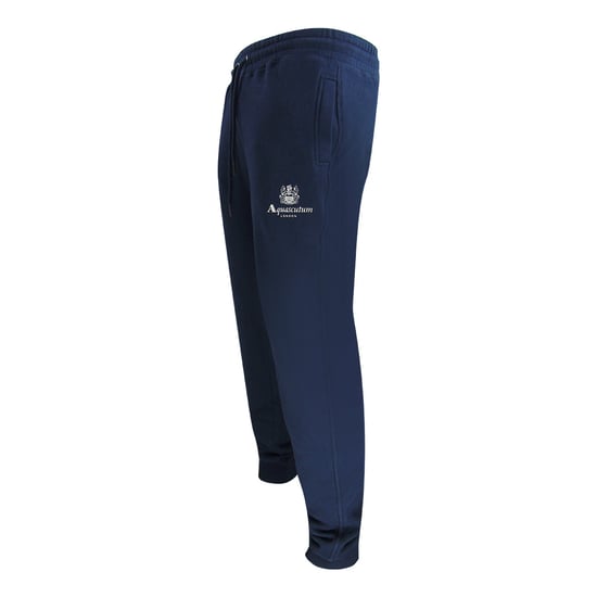 Aquascutum Active Basic Rib Track Pant Navy Blue Sweatpants - Image 3