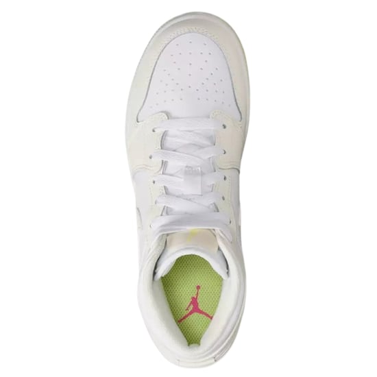 Nike Air Jordan 1 Mid (gs) White High Tops Youths - Image 4
