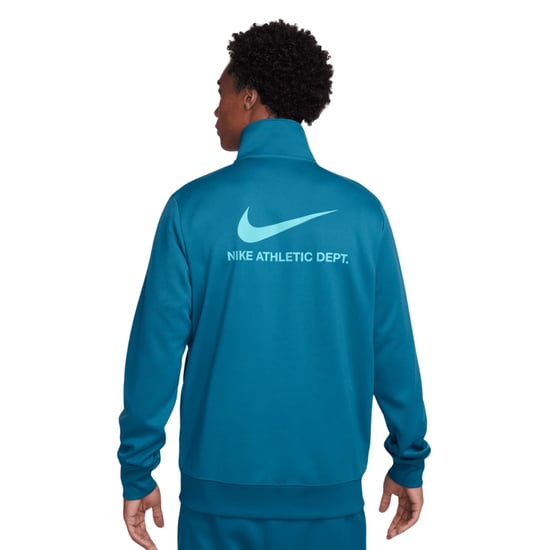 Nike-logga På Ryggen Blå Träningsjacka Med Dragkedja - Image 2