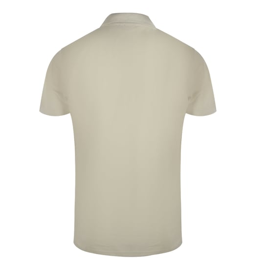 Cavalli Class Levendige Bloemenlogo Beige Zand Poloshirt - Image 2