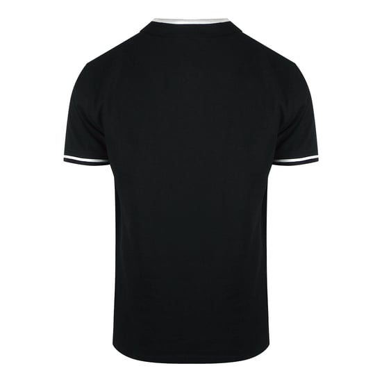 Cavalli Class Taped Shoulders Black Polo Shirt - Image 2