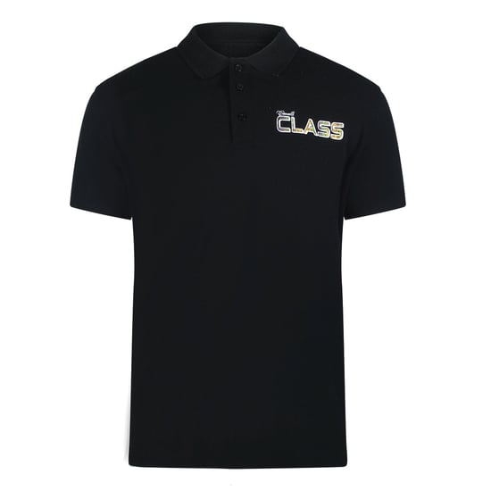 Cavalli Class Levendig Bloemenlogo Zwart Poloshirt - Image 1