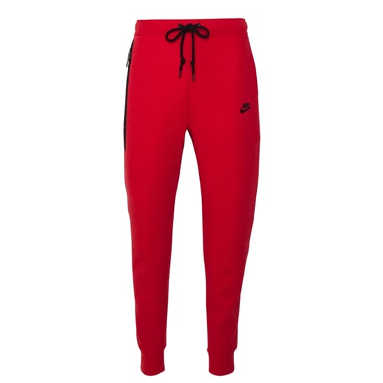 Nike Black Taped Zips Red Sweatpants - Image 1