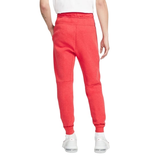 Nike Zwarte Getapete Ritsen Rode Joggingbroek - Image 3