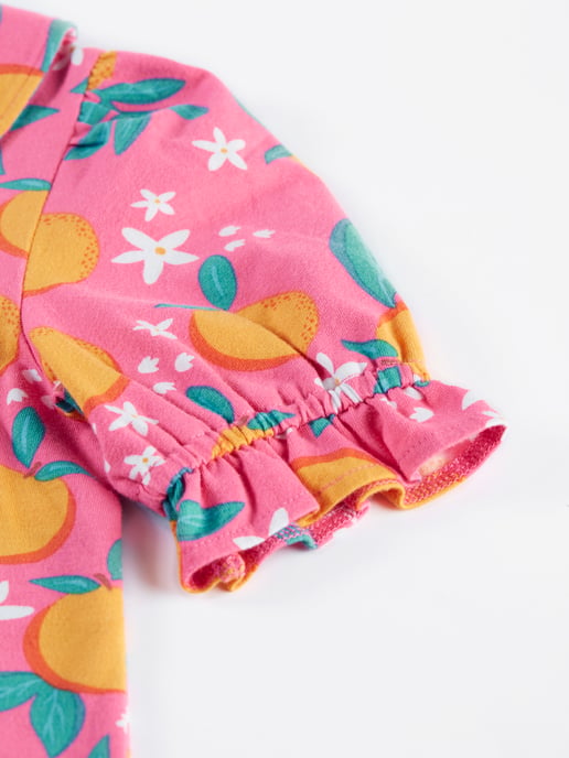 Frugi Girls Karensa Top - Pink - Image 5