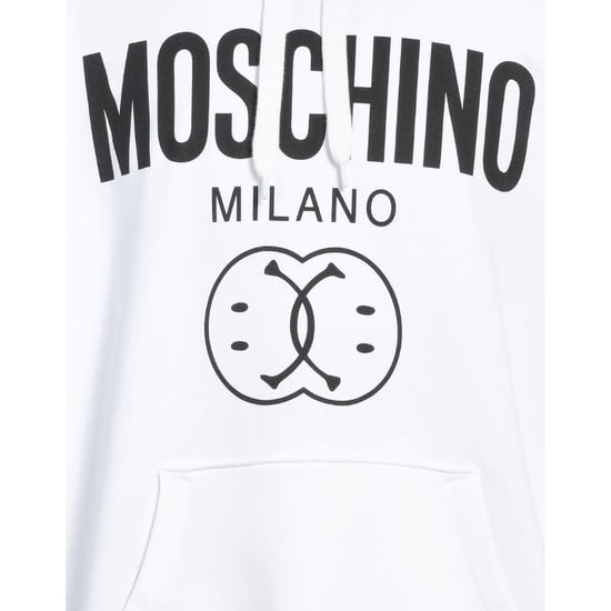 Moschino Milano Double Smiley White Hoodie - Image 4