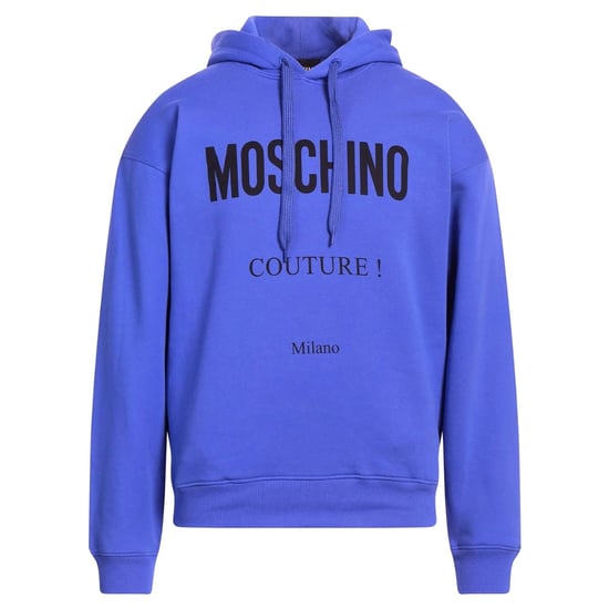 Moschino Couture Milano Blue Hoodie - Image 1