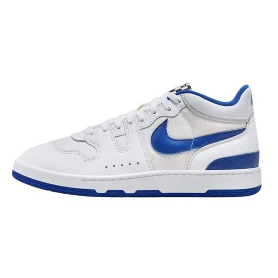 Nike Attack Blue Details White Trainers - Image 2