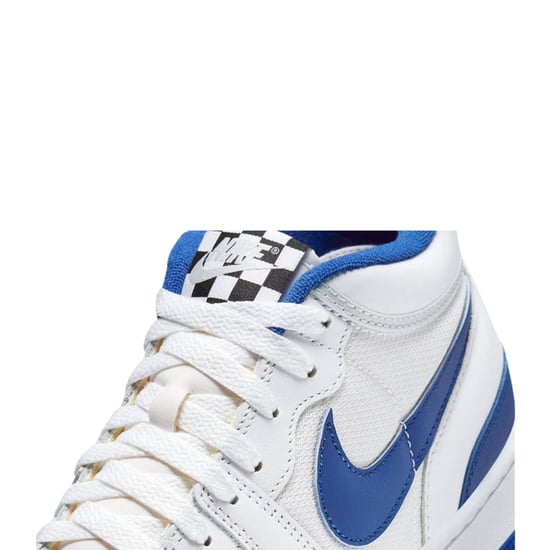 Nike Attack Blue Details White Trainers - Image 3