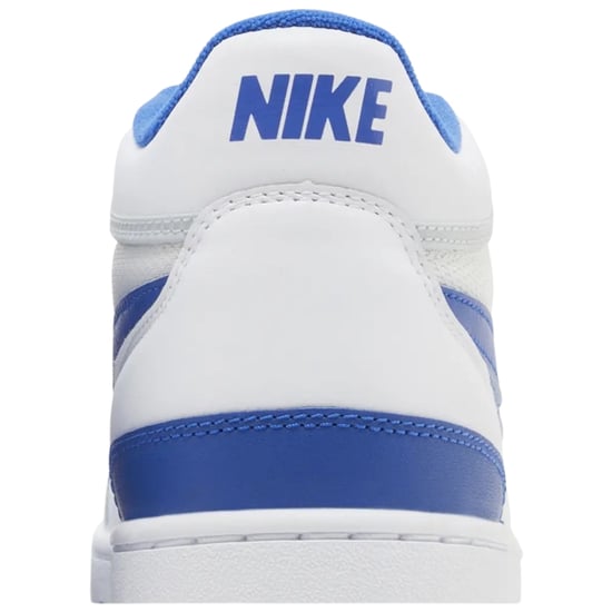 Nike Attack Blue Details White Trainers - Image 5