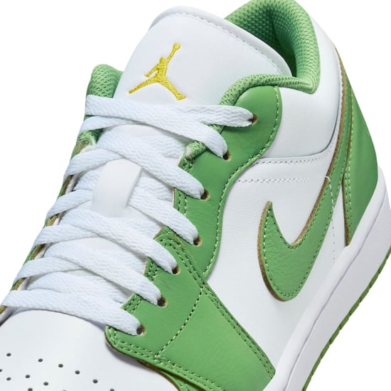 Nike Air Jordan 1 Low Se Green Trainers - Image 3