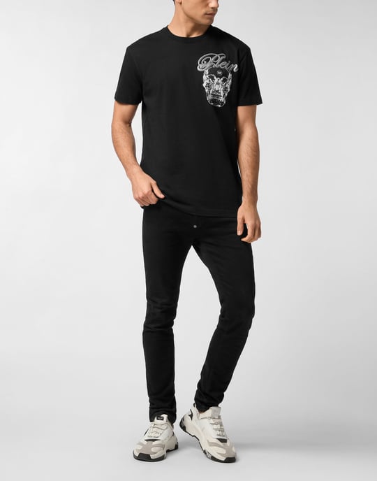 T-shirt Rund Hals Dödskalle - Image 5
