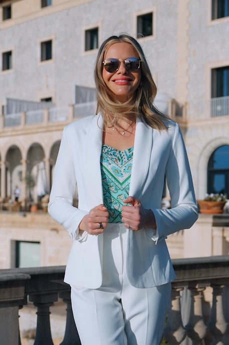Ivory Premium Shawl Collar Blazer - Image 5