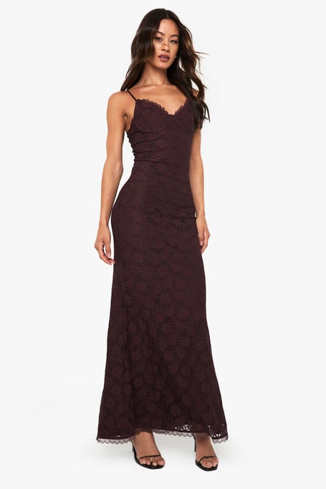 Tall Lace Strappy Maxi Dress - Image 3