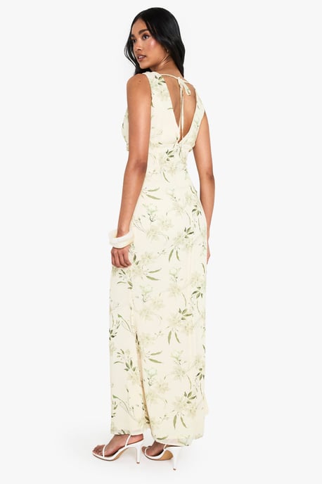 Floral Chiffon Maxi Slip Dress - Image 2