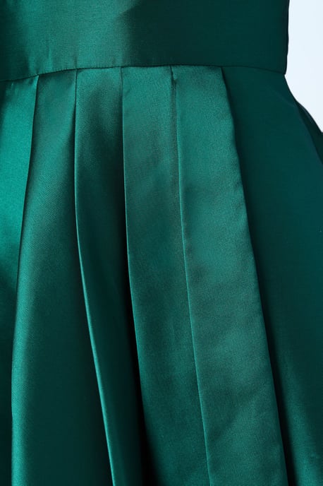 Coast Honoured Petite Sleeveless Plunge Waterfall Twill Maxi Bridesmaid Dress - Image 5