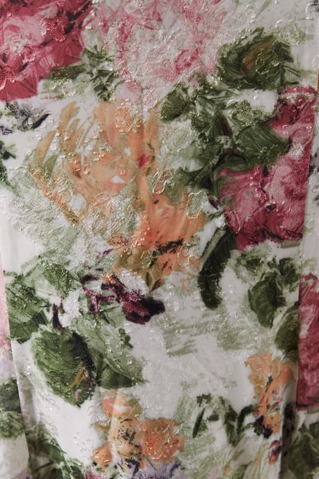 Floral Bardot Maxi Dress - Image 5