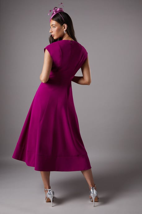 Belted Crepe Dress - Image 3