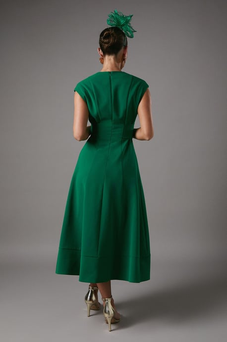 Belted Crepe Dress - Image 3