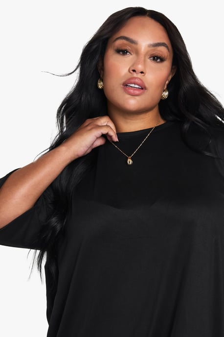 PLUS T SHIRT MINI DRESS - Image 4